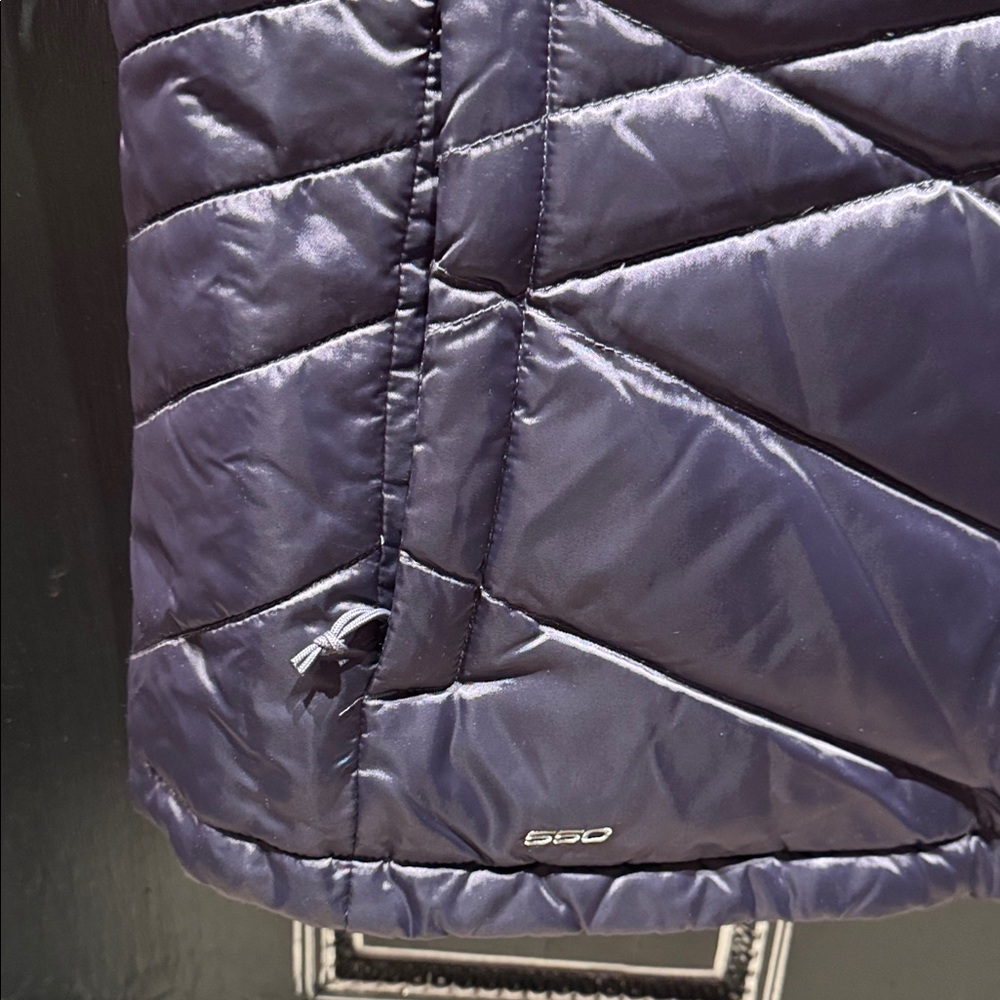The North Face Dark Purple Vest with Pink Lining EUC Womens XL - Picture 4 of 8
